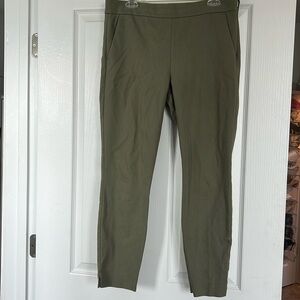 Green ankle length trouser pants - 8